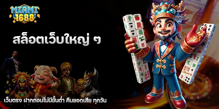 สล็อตเว็บใหญ่ ๆ